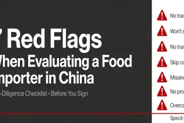 Seven red flags to check before signing with a Chinese food importer