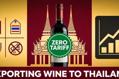 Exporting wine to Thailand zero tariff compliance costs