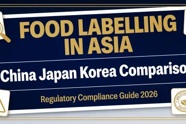 Food labelling requirements comparison across China, Japan and Korea