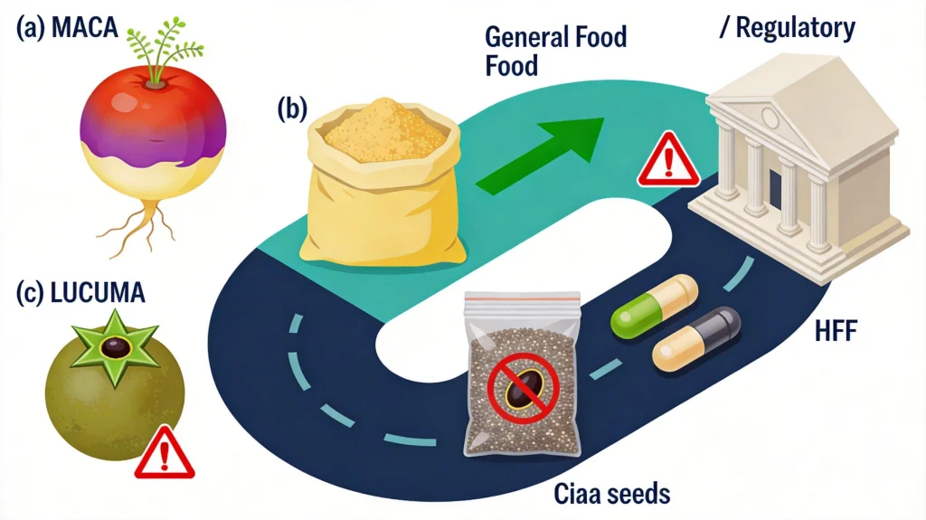 Superfoods and Novel Ingredients in Asia: What Maca, Chia, and Lucuma Exporters Must Clear First