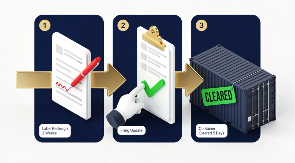 A Client’s Chocolate Packaging Failed a Customs Label Check — How We Resolved It
