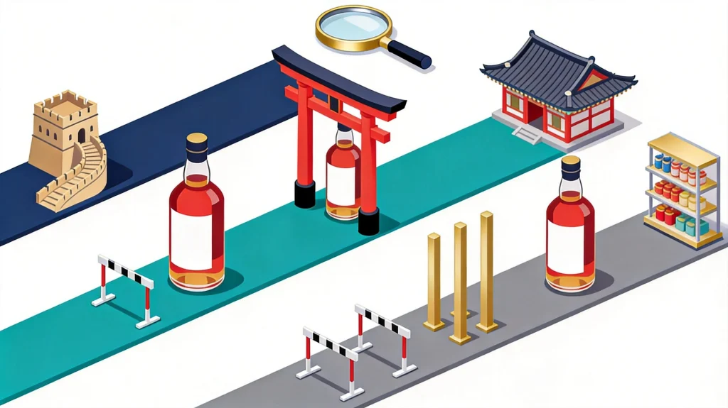Importing Spirits and Alcohol Beverages to Asia: A Compliance Roadmap for Crafted Distillers